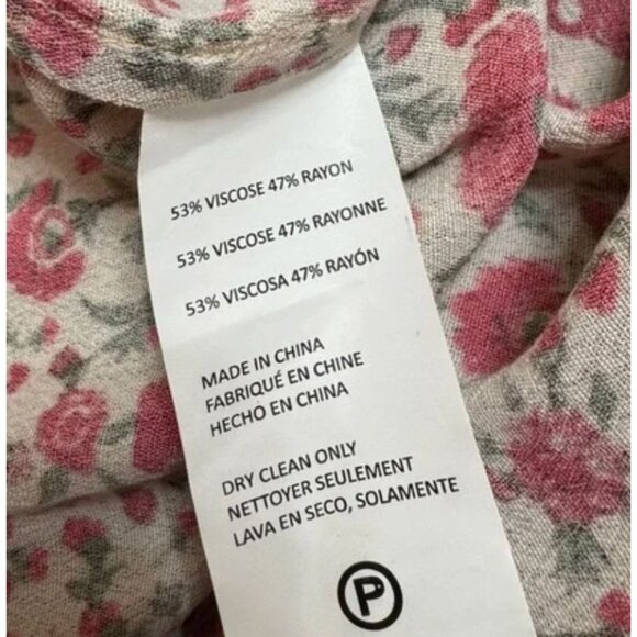 RIXO X RENT THE RUNWAY Ditsy Floral Mini Dress Size Medium - Picture 8 of 8